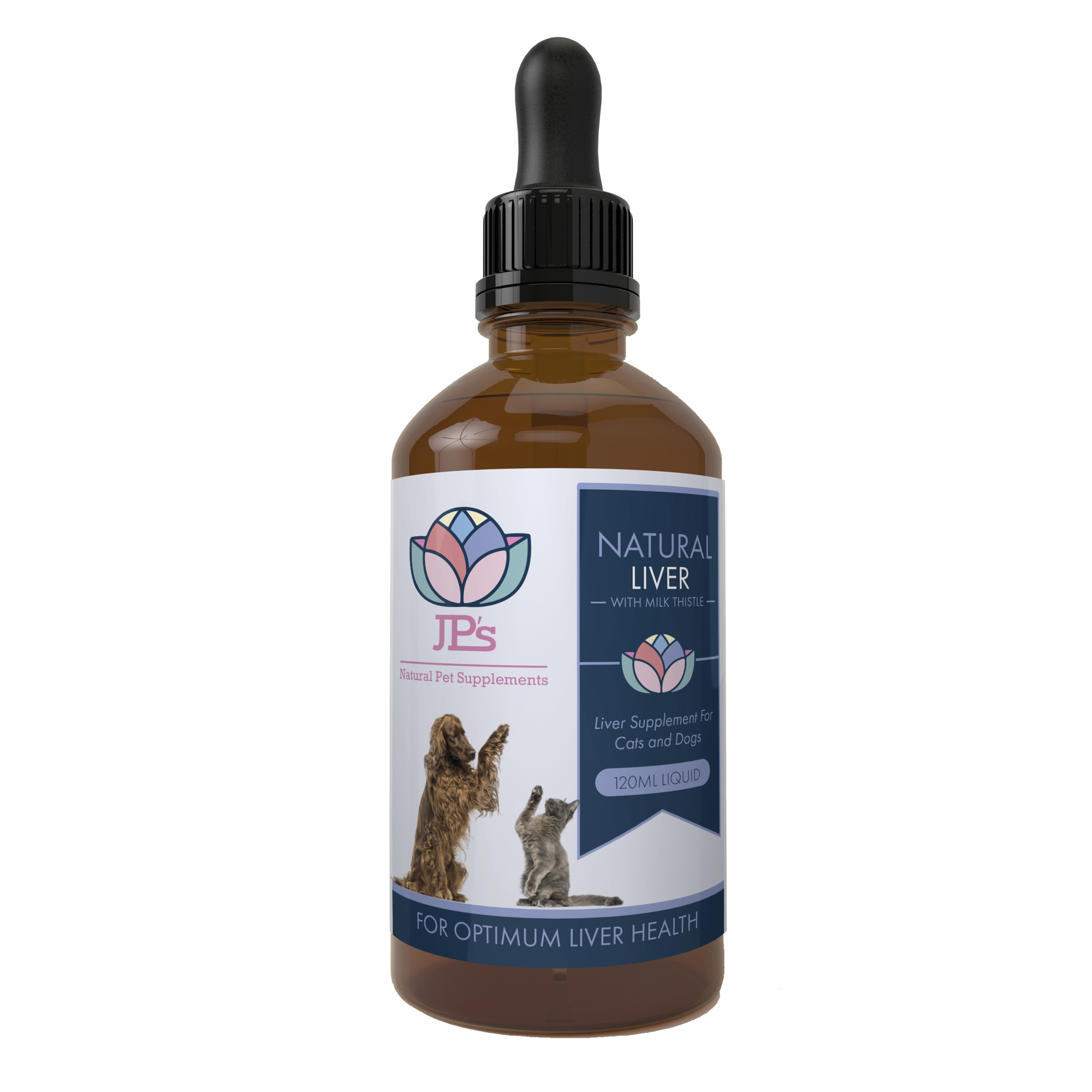 Liquid Liver Supplement with Milk Thistle for Cats & Dogs