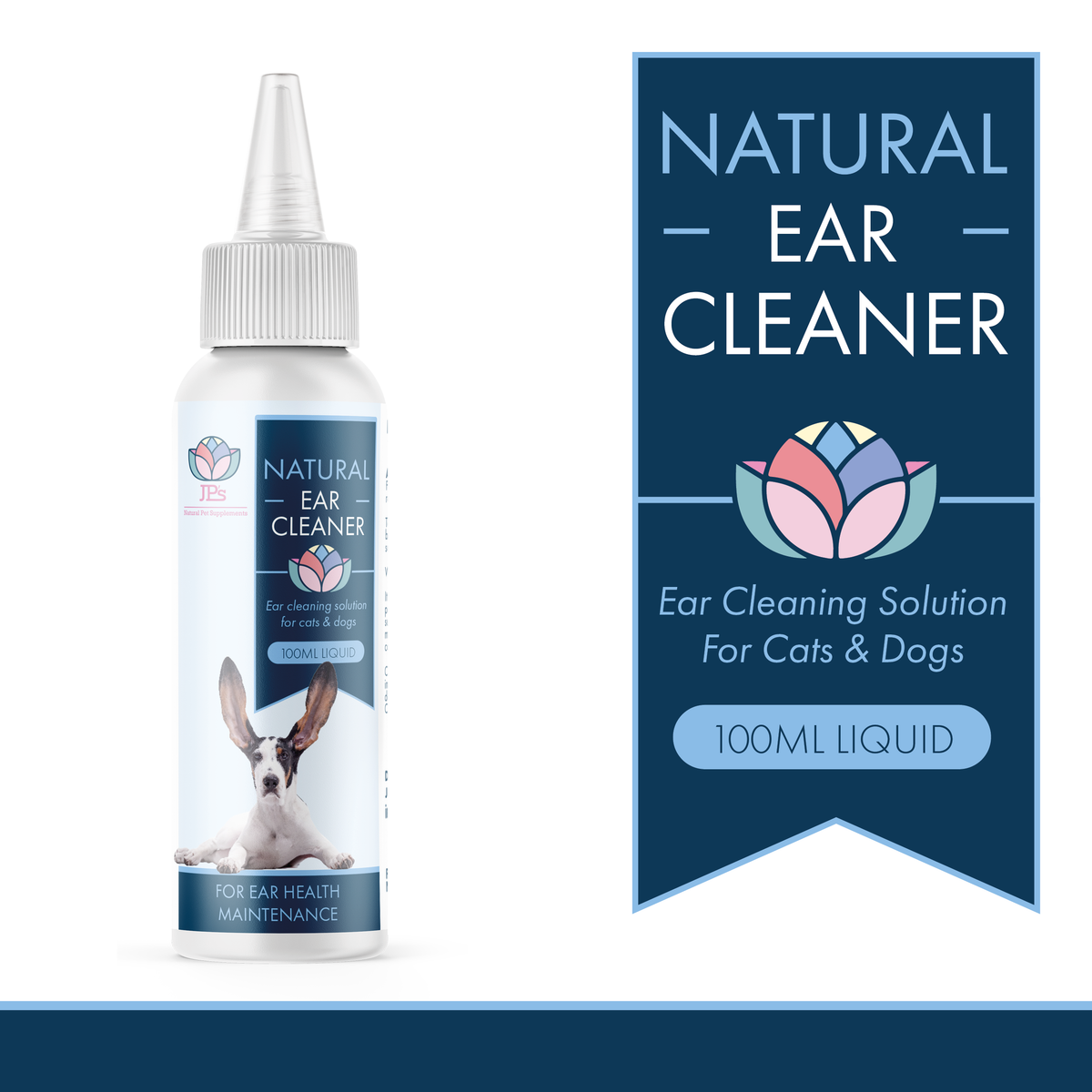 Natural ear cleaner for cats &amp; dogs