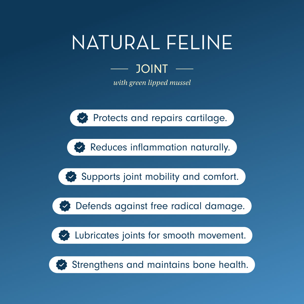 Natural Feline Joint with Green Lipped Mussel