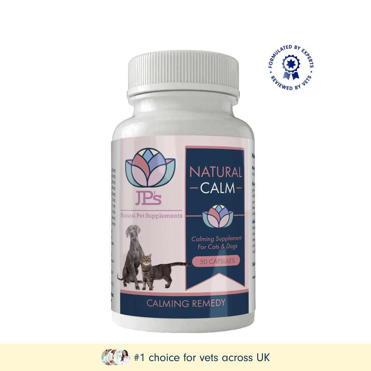 Natural Calming Supplement for Cats &amp; Dogs